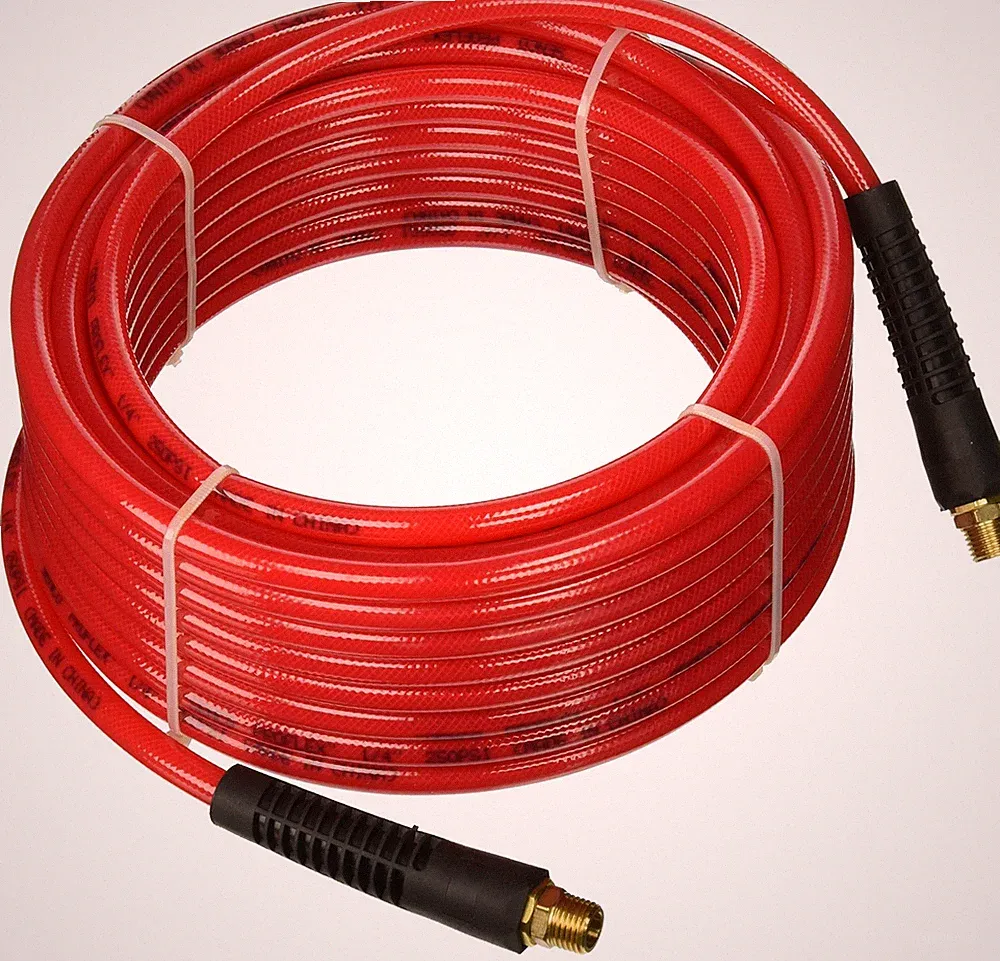 PC0977 Air Compressor Hose 1/4-inch by 50 ft. 250 PSI Reinforced Polyurethane...